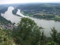 Bilder von der Aussichtsplattform auf dem Drachenfels.